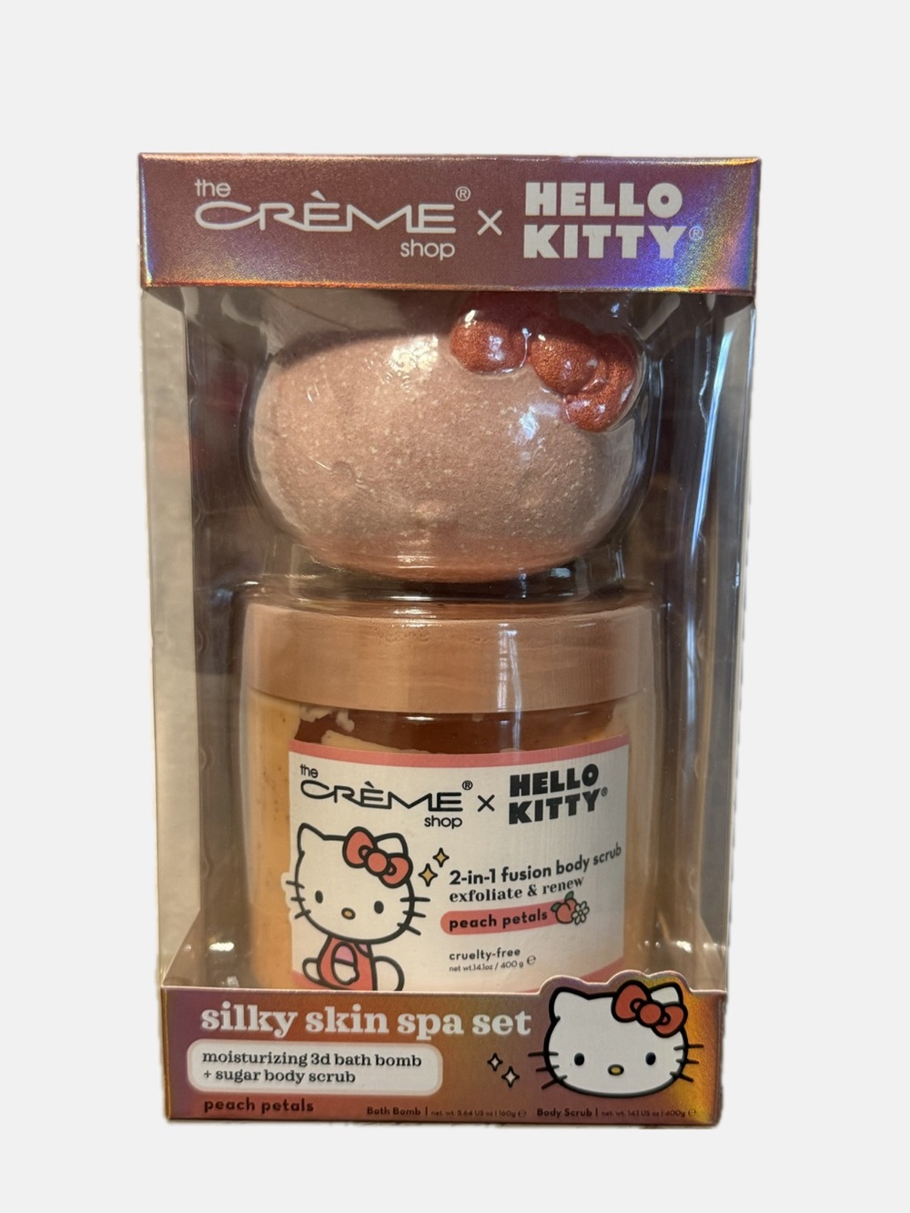 Silky Skin Spa Set - Peach (Pink)